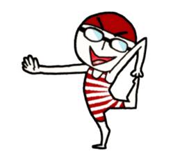 Mizuma-kun of swimmers not swim sticker #5679966