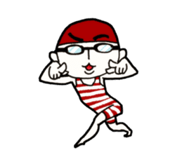 Mizuma-kun of swimmers not swim sticker #5679967