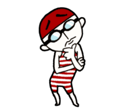 Mizuma-kun of swimmers not swim sticker #5679968