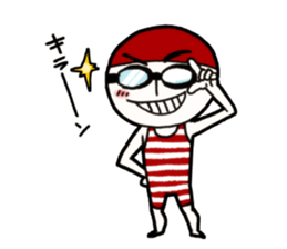 Mizuma-kun of swimmers not swim sticker #5679975