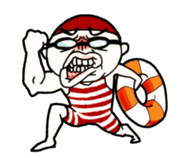 Mizuma-kun of swimmers not swim sticker #5679990