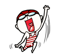 Mizuma-kun of swimmers not swim sticker #5679993