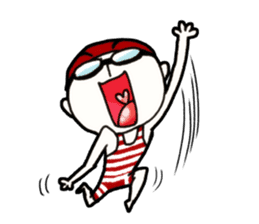 Mizuma-kun of swimmers not swim sticker #5679993