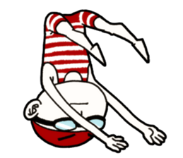 Mizuma-kun of swimmers not swim sticker #5679998