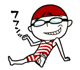 Mizuma-kun of swimmers not swim sticker #5680001