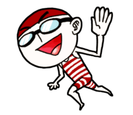 Mizuma-kun of swimmers not swim sticker #5680002