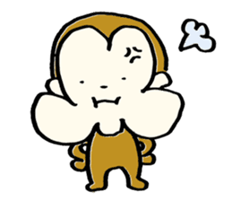 Saruhamu (Monkey with big cheeks) sticker #5680479