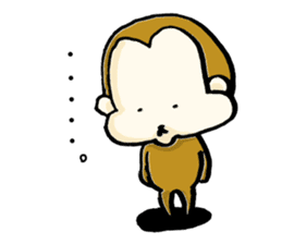 Saruhamu (Monkey with big cheeks) sticker #5680482