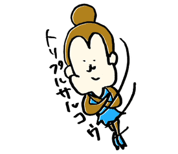 Saruhamu (Monkey with big cheeks) sticker #5680499