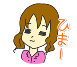 Everyone pamper her sticker #5680762