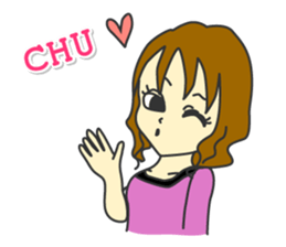 Everyone pamper her sticker #5680772