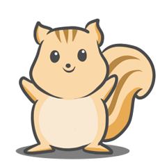 Funny squirrel