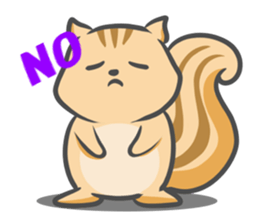 Funny squirrel sticker #5681999