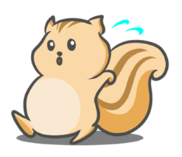 Funny squirrel sticker #5682001