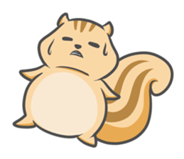 Funny squirrel sticker #5682003