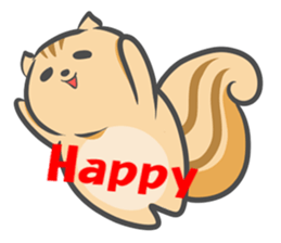 Funny squirrel sticker #5682007