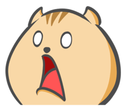 Funny squirrel sticker #5682014