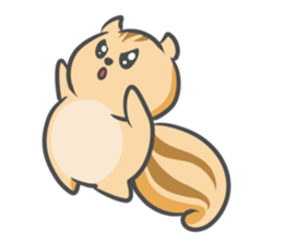 Funny squirrel sticker #5682016