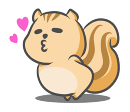 Funny squirrel sticker #5682020