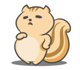 Funny squirrel sticker #5682028