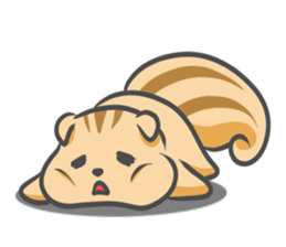 Funny squirrel sticker #5682031
