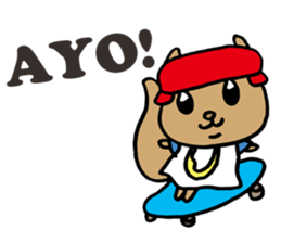 Squirrel Hip Hop West Coast sticker #5683278