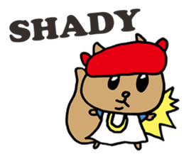 Squirrel Hip Hop West Coast sticker #5683281