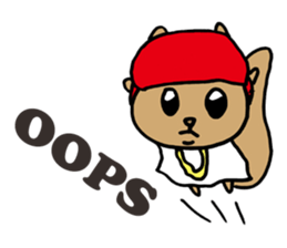 Squirrel Hip Hop West Coast sticker #5683283