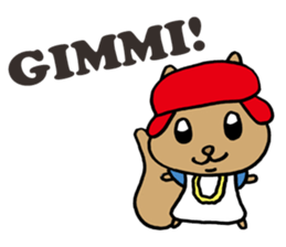 Squirrel Hip Hop West Coast sticker #5683284