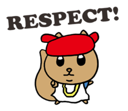 Squirrel Hip Hop West Coast sticker #5683285