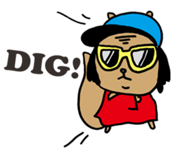 Squirrel Hip Hop West Coast sticker #5683290