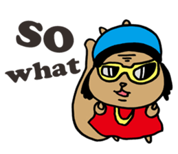 Squirrel Hip Hop West Coast sticker #5683292