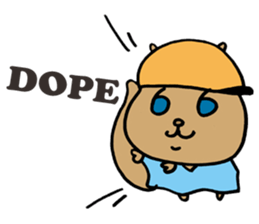 Squirrel Hip Hop West Coast sticker #5683305