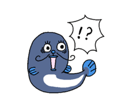 He is like an acorn. sticker #5683430