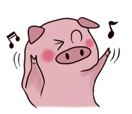 Tomorrow of pig sticker #5683879