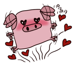 Tomorrow of pig sticker #5683902
