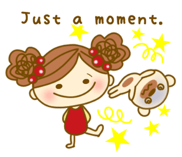 moka&moko Sticker2 English ver. sticker #5684119