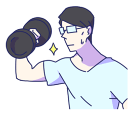 Daily Life of the couple, Male. ver.2 sticker #5684248