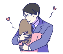 Daily Life of the couple, Male. ver.2 sticker #5684249