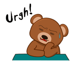 Oh my gah! "MOTE-KUMA" sticker #5684317