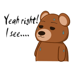 Oh my gah! "MOTE-KUMA" sticker #5684318