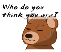 Oh my gah! "MOTE-KUMA" sticker #5684319