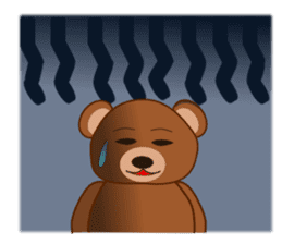 Oh my gah! "MOTE-KUMA" sticker #5684325