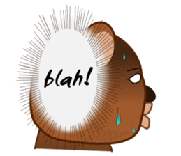 Oh my gah! "MOTE-KUMA" sticker #5684330