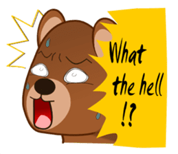 Oh my gah! "MOTE-KUMA" sticker #5684335