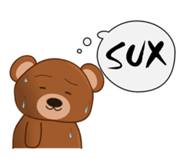 Oh my gah! "MOTE-KUMA" sticker #5684336