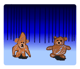 Oh my gah! "MOTE-KUMA" sticker #5684343