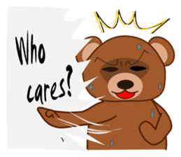 Oh my gah! "MOTE-KUMA" sticker #5684345