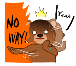 Oh my gah! "MOTE-KUMA" sticker #5684346