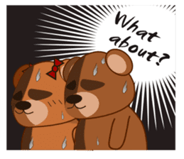 Oh my gah! "MOTE-KUMA" sticker #5684348